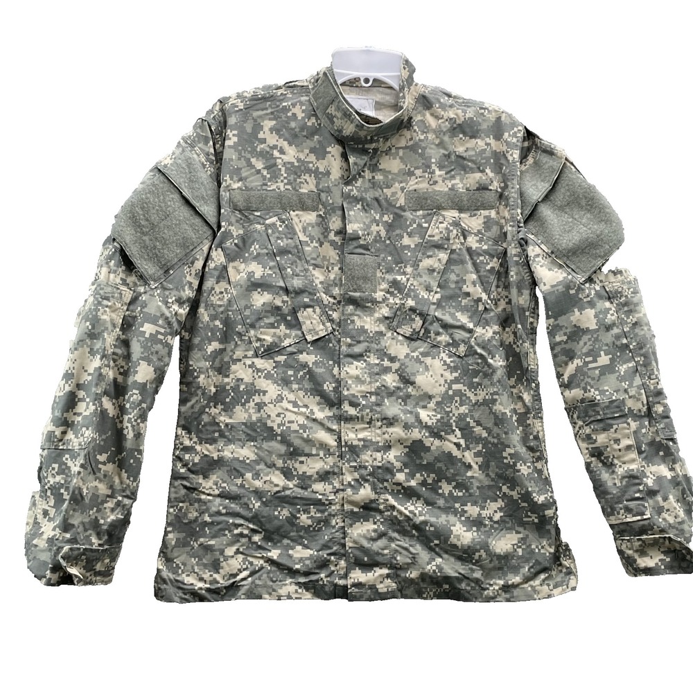 US ARMY Uniform Coat Jacket Men's Small Digital Camo Workwear Tactical Military